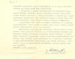 1960 Ifj. Kodolányi János levele Ortutay Gyulának saját kezű aláírással