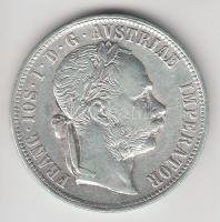Ausztria 1878. 1Fl Ag "Ferenc József" T:2-  Austria 1878. 1 Florin Ag "Franz Joseph" C:VF