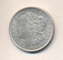 Amerikai Egyesült Államok 1921. 1$ Ag "Morgan" T:2  USA 1921. Morgan Dollar Ag C:XF