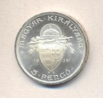 1938. 5P Ag "Szent István" T:1-