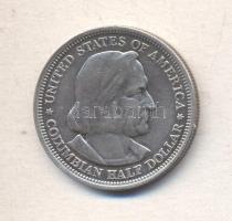 Amerikai Egyesült Államok 1893. 1/2$ Ag "Kolumbusz / Santa Maria" T:2- USA 1893. 1/2 Dollar Ag "Columbus / Santa Maria" C:VF