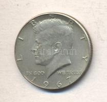 Amerikai Egyesült Államok 1967. 1/2$ Ag "Kennedy" T:2- USA 1967. 1/2 Dollar Ag "Kennedy" C:VF