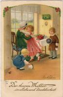 s: Pauli Ebner Litho Golddruck