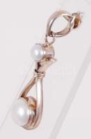 Ezüst (Ag) medál édesvízi tenyésztett gyöngyökkel / 
Silver pendant with freshwater cultured pearls,...