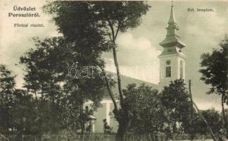 Poroszló Főutca, Református templom