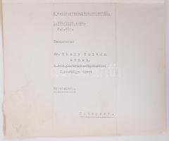 1939 Reményi-Schneller Lajos pénzügyminiszter által aláírt kinevezés postatiszt részére