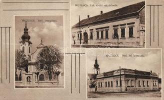 Mohács Református templom, lelkész lak és iskola