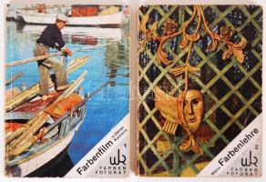 2db német nyelvű fotóskönyv: Farbenfilm in deiner Kamera; Kleine Farbenlehre (Farben-Fotorat 1-2). Halle, 1941, Wilhelm Knapp