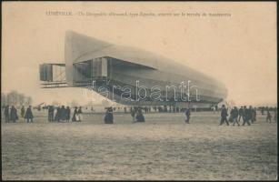 German Zeppelin type balloon, Lunéville (b)
