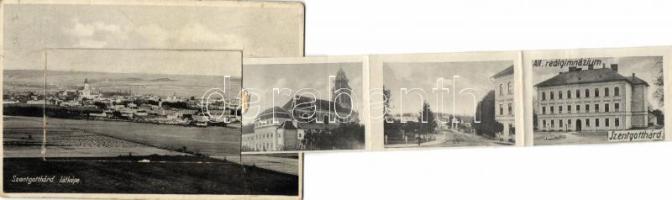 Szentgotthárd leporello, dohánygyár, Ferenczy villa, katolikus népiskola