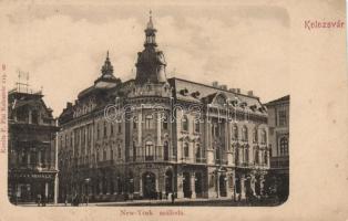 Kolozsvár, Hotel New York, Csiky Mihály kereskedése / shop (EK)