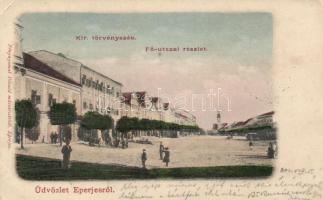 Eperjes Main street, court, Divald (EK)