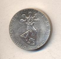 Norvégia 1982. 100K Ag "V. Olaf" T:BU
Norway 1982. 100 Kroner Ag "Olav V" C:BU