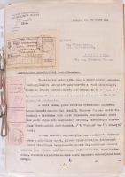 1935 építész hagyaték: tervrajzok, okmányok, levelek, pályázati munkák stb