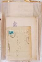 1935 építész hagyaték: tervrajzok, okmányok, levelek, pályázati munkák stb