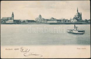 Szolnok Tisza part, zsinagóga, Divald (EK)