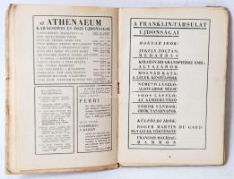 1938 Nyugat XXXI évf. 12 szám, viseltes állapotban