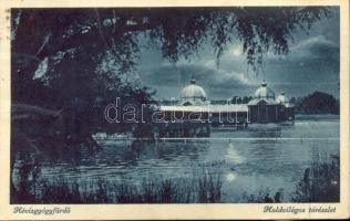 Hévízgyógyfürdő tó éjjel (Rb)