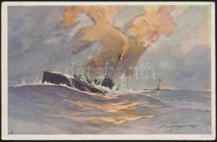 K.u.K. Navy; the destruction of the Italian submarine Nereide s: Harry Heusser (Rb)