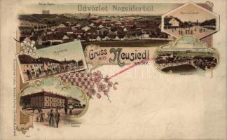 1898 Nezsider, Neusiedl, military barracks litho