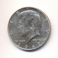 Amerikai Egyesült Államok 1967. 1/2$ Ag "Kennedy" T:2 USA 1967. 1/2 Dollar Ag "Kennedy" C:XF