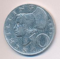 Ausztria 1957. 10Sch Ag T:2-,3 Austria 1957. 10 Schilling Ag C:VF,F