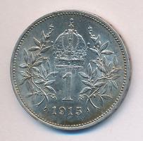 Ausztria 1915. 1K Ag T:2 Austria 1915. 1 Corona Ag C:XF