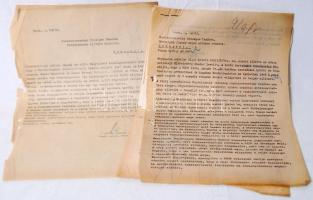 1950 Klebelsberg Kunóné kiköltöztetésével kapcsolatos levelezések, iratok