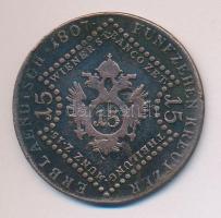 Ausztria/magyar verdejel 1807B 15Kr Cu T:3