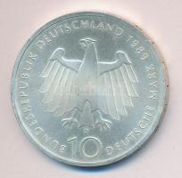 NSZK 1989D 10M Ag "2000 éves Bonn" T:2 GFR 1989D 10 Mark Ag "2000th Anniversary of Bonn" C:XF