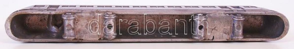 Motorvonat, alumíniumöntvény / 
Model motor train from aluminium, 25cm