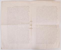 1941 dr. Kamenszky Gyula az Orsz Gellért Egyesület elnöke: Prohászka kultuszunk. 4 gépelst oldalas k...