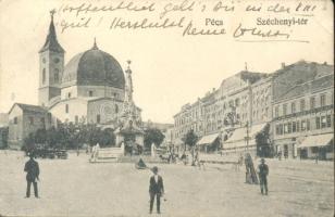 Pécs Széchenyi tér, Stern Mór utódainak üzlete (EK)