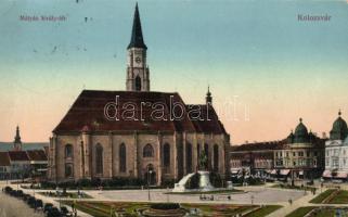 Kolozsvár  Mátyás square, Divald & Monostory (EK)