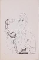 1987 Magyar Posta: Magunkról, Kajánul... Kaján Tibor karikatúrái