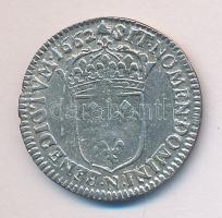 Franciaország 1662A 1/12Ecu (10Sols) Ag XIV.Lajos T:3 France 1662A 1/12 Ecu (10Sols) Ag Louis XIV C:F