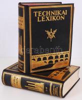 Technikai lexikon I-II. Szerk. Dr. Lósy-Schmidt Ede - Dr. Barát Béla. 1800 szövegközti és 180 egészoldalas illusztrációval. Bp., 1928, Győző Andor Kiadása. Dombornyomott, aranyozott egészvászon kötésben, jó állapotban, bár a lapok hullámosak.