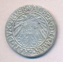 Német Államok/Brandenburg 1538. 1Sgr (Ezüstgaras) Ag "Albert a Fiatalabb" T:3 German states/Brandenburg 1538. 1 Silbergroschen Ag "Albrecht the Younger" C:F