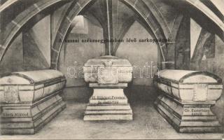 Kassa, Rákóczi, Eszterházy és Sibrik szarkofágjai /  tombs