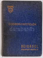 cca 1930 Deichsel sodronykötelek képes reklámkatalógus 74p
