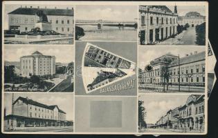 Balassagyarmat mechanikus lap, vasútállomás, csandőrségi palota, Nemzeti szálló