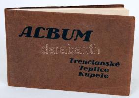 Trencsénteplic - régi leporelló 10 képpel