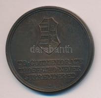 Kanada 1966. Emigrációs veret "1956" Br emlékérem T:1- Canada 1966. Hungarian Emigration Br medallion C:AU