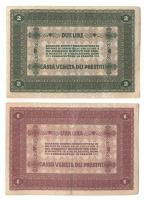 Olaszország/Velence/osztrák-magyar megszállás 1918. 1L + 2L T:II-,III
Italy/Venice/Austrian-Hungaria...