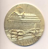 1978. "Nemzeti És Szabadkikötő Budapest 1928-1978" aranyozott Br emlékérem dísztokban T:1