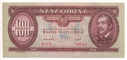 1949. 100Ft vágáshibás (167x75mm) T:I