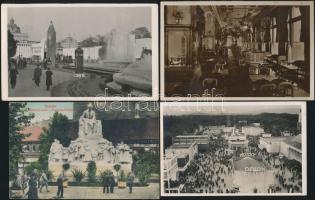 Budapest - 6 db régi városképes lap