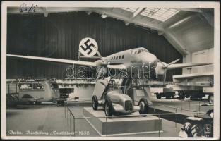 1936 Aviation Expo in Berlin, the plane &#039;Deutschland&#039; (EB)