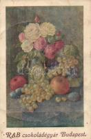 RAB chocolate factory, Budapest, advertisement, s: Schiff-Jós Benő