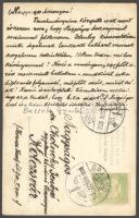 1906 Borszéki (Buszek) Gyula orvos saját kézzel írt képeslapja Cholnoky Jenő földrajztudósnak Brassóbol